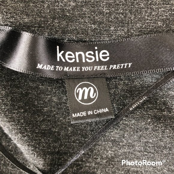 Grey Empire Waist Ruffled Cardigan - Picture 8 of 8